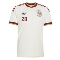 Spanien Pedri Gonzalez #20 Bortatröja VM 2026 Kortärmad